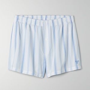 TNA Solan Short, Sky Blue Var Stripe, Size XS